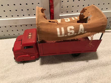 Vintage USA Structo Army Truck With Canvas Top #2055