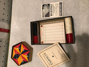 Vintage Parker Bros Inc 1930s Contack Game (836)