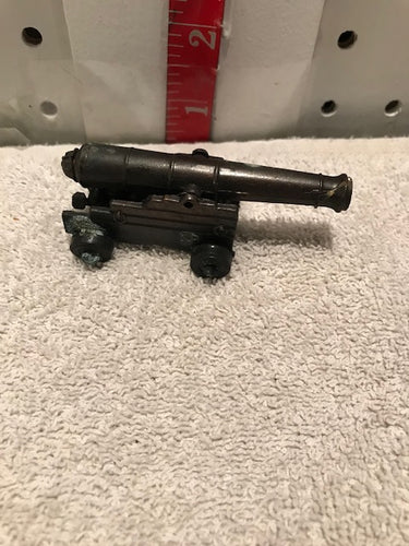 Vintage Metal Cannon Pencil Sharpener #2050