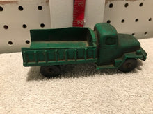 Vintage Green Rubber Army Truck Toy (#18)