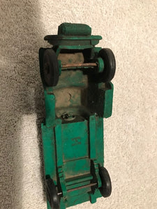 Vintage Green Rubber Army Truck Toy (#18)