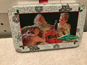 Coca-Cola Holiday 2PK Card Tin (830)