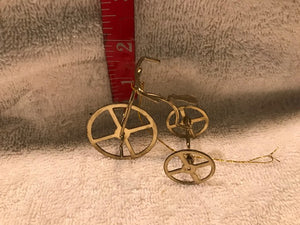 Golden Tricycle Christmas Ornament (18)