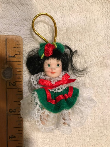 Victorian Girl Christmas Ornament (25)