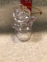 Clear Plastic Snowman Ornament (26)