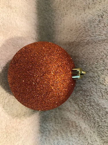 Red Sparkly Christmas Ball Ornament (36)