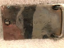Vintage Silver & Turquoise Belt Buckle (493)