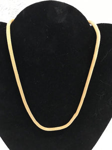 Gold Rolled-chained Necklace #23