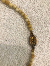 Vintage Carved Elephant & Buddha With Silver Clasp Necklace #22