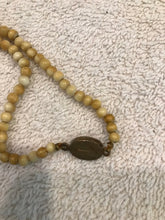 Vintage Carved Elephant & Buddha With Silver Clasp Necklace #22
