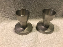 Vintage Set of Pewter Candle Holders (#78)