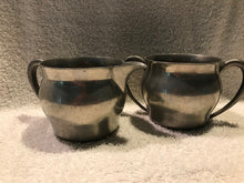 Vintage Woodbury Pewter Cream & Sugar Set (#87)