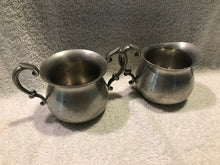 Vintage Empire Pewter #727 Cream & Sugar Set (#88)