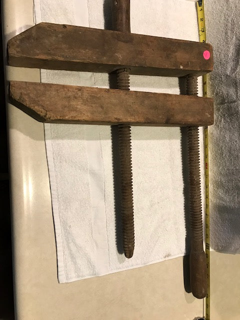 Antique Wooden Clamp (#126)