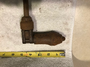 Vintage Wooden Handle Manual Drill (#131)