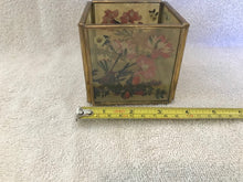 Vintage Brass & Glass Trinket Box (#96)