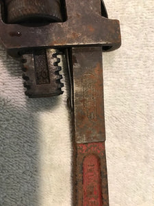 Vintage Stillson Monkey Wrench 10" (#600)