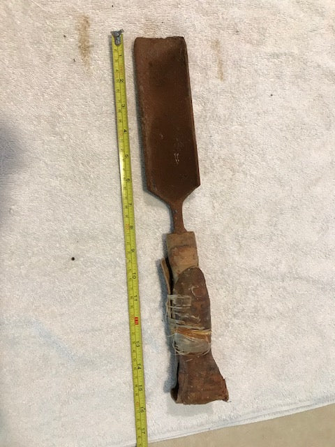 Vintage Large Wooden Handled Gouging (?) Chisel (#226)