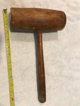 Antique/Vintage Large Wooden Mallet Hammer (#230)