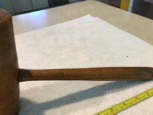 Antique/Vintage Large Wooden Mallet Hammer (#230)