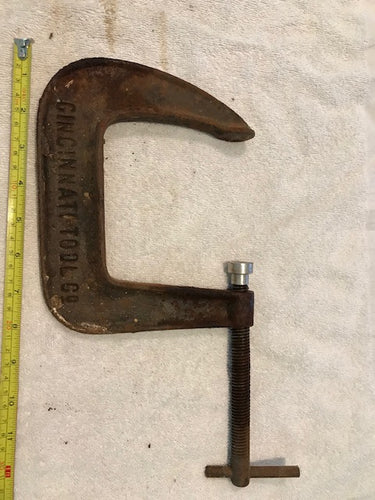 Vintage Cincinnati Tool Co Heavy Metal Clamp (#235)