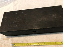 Antique/Vintage Manual Drill Bits In Original Wooden Box (#244)