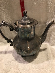 Vintage Rogers Silver Plate Teapot (#466)