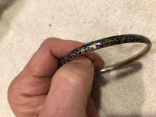 Vintage Silver & Enamel Bracelet (#479)