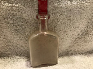 Vintage Ribifoam Clear Bottle (#477)