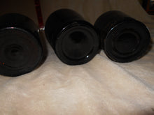 3 Vintage Dark Amber Beverage Bottles (500)