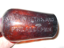 3 Vintage Dark Amber Beverage Bottles (500)
