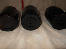 3 Vintage Dark Amber Beverage Bottles (502)
