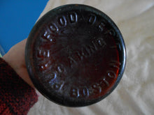 3 Vintage Dark Amber Beverage Bottles (503)