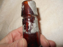 Antique/Vintage Bottles:  3 Dark Amber Beverage Bottles (505)