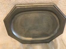 Vintage Pewter Countryware Dinner Plate/Tray (#484)