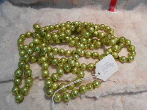 Vintage Glass Christmas Bead Garland