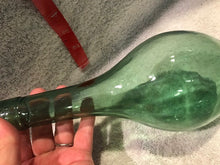 Vintage Emerald Green Torpedo-like Bottle (#426)