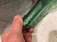 Vintage Emerald Green Torpedo-like Bottle (#426)