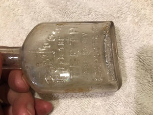 Vintage Ribifoam Clear Bottle (#477)