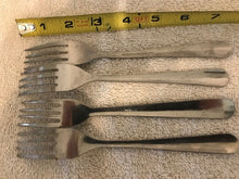 Vintage Set of 4 Stainless Steel Forks (#492)