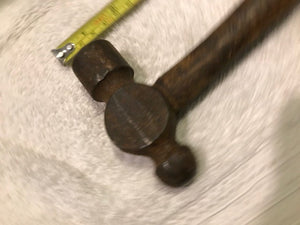 Vintage Wooden Handled Hammer (#252)