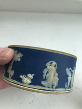 Antique/Vintage Wedgewood & Sterling Silver(?) Trinket Box  #1037