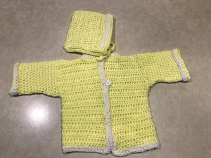 Handmade Large Newborn Sweater 3 Pc Sets