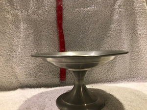 Vintage Pewter Pedestal Tray (#405)