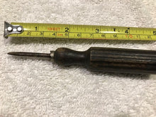 Vintage Black Wooden Handled Screw Driver (#246)