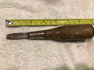 Vintage Wooden Handled Screw Driver or Chisel (#257)