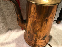 Antique/Vintage Brass Coffee Pot Lamp (#304)