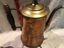 Antique/Vintage Brass Coffee Pot Lamp (#304)