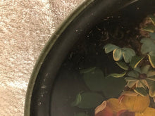 Vintage Floral Tole, Tole-Like Tray (#411)