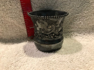 Antique/Vintage Poole Silver Toothpick Holder (#311)